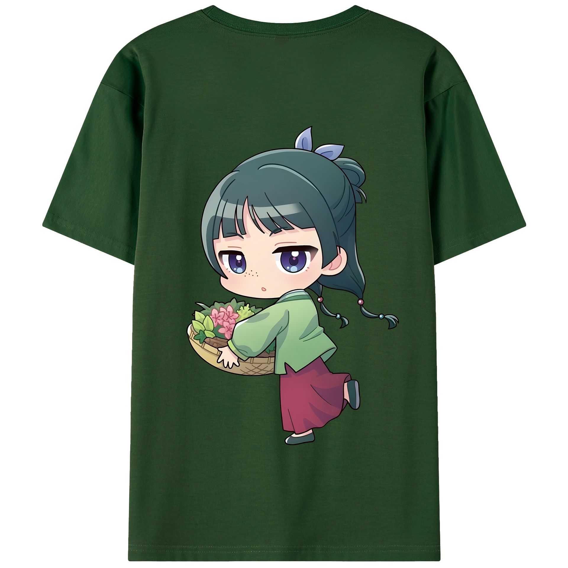 （画像用） 薬屋のひとりごと The Apothecary Diaries 綿100％半袖Tシャツ（背面プリント）